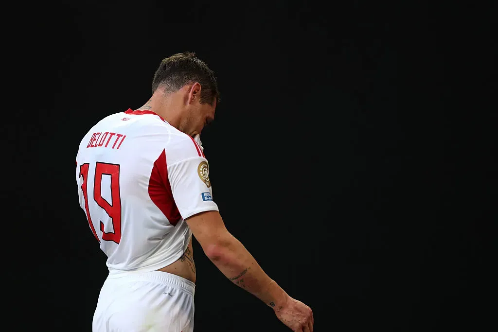 Belotti saiu expulso contra o Boca Juniors no Mundial de Clubes. Foto: Getty Images