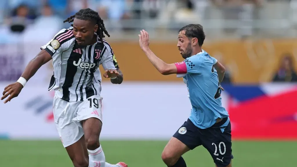 Bernardo Silva em ação pelo Manchester City ante a Juventus. Foto: Dan Mullan/Getty Images