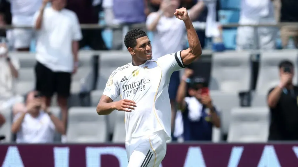 Jude Bellingham, médio do Real Madrid. Foto: Richard Pelham/Getty Images