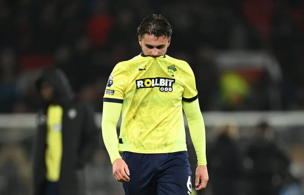 Taylor Harwood-Bellis, defesa do Southampton. Foto: Getty Images