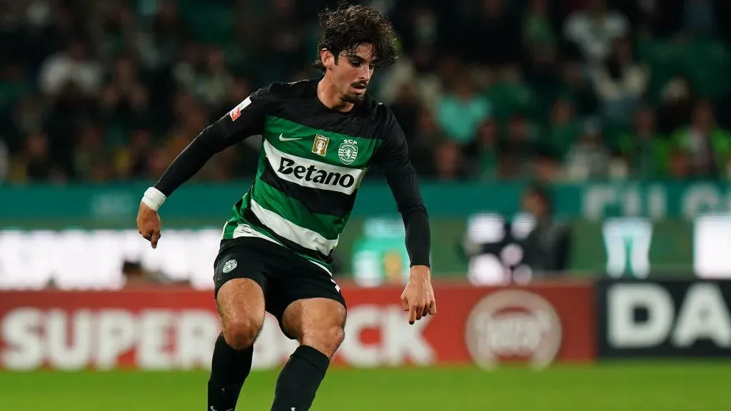 Francisco Trincão, extremo do Sporting. Foto: Getty Images