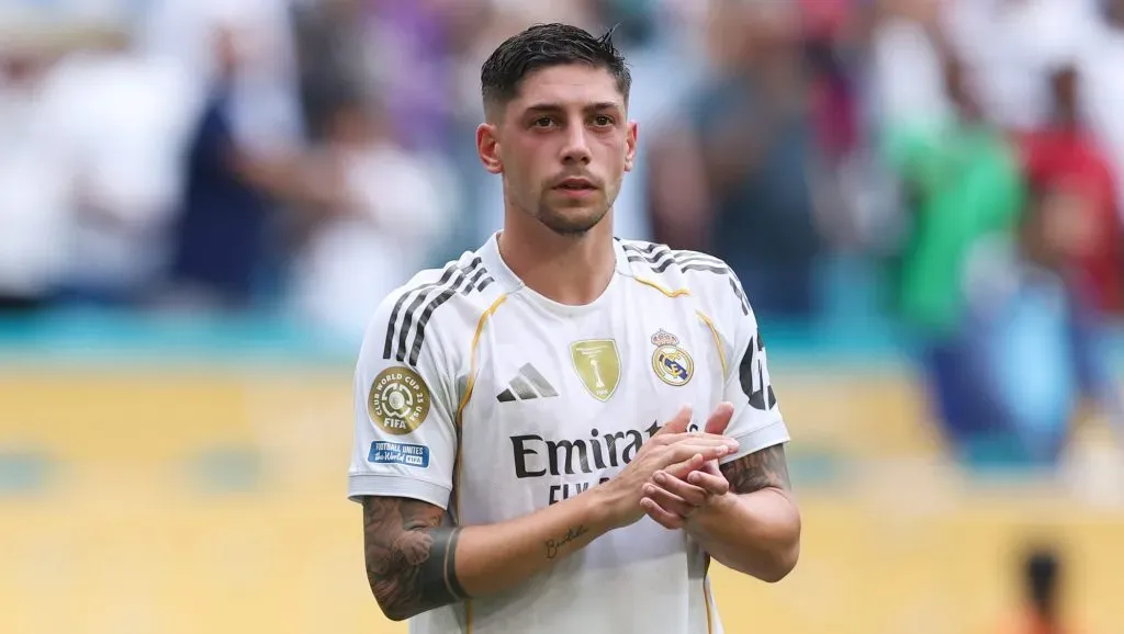 Fede Valverde foi considerado o melhor em campo na vitória do Real Madrid. Foto: Megan Briggs/Getty Images