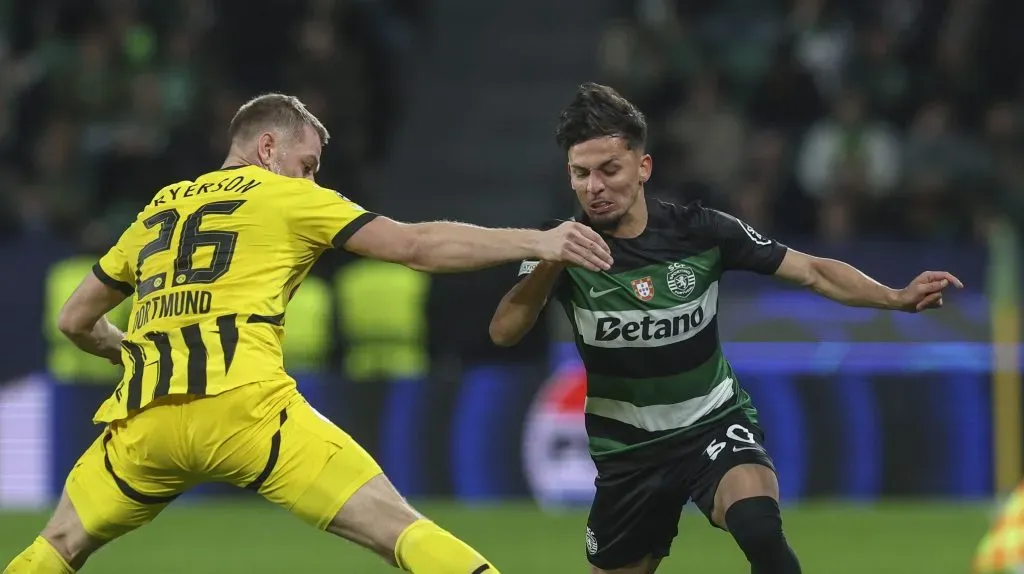Biel teve, curiosamente, mais minutos pelo Sporting na Champions League do que na Liga Portugal. Foto: Carlos Rodrigues/Getty Images