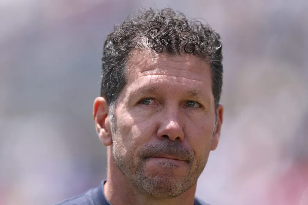 Diego Simeone, treinador do Atlético Madrid. Foto: Getty Images
