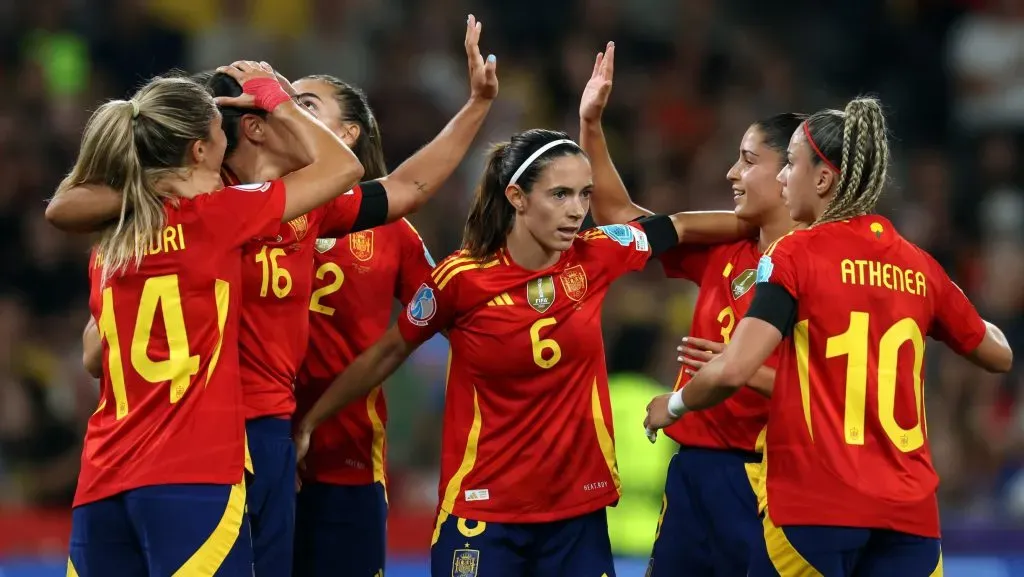 Espanha demasiado forte para Portugal. Foto: Alexander Hassenstein/Getty Images