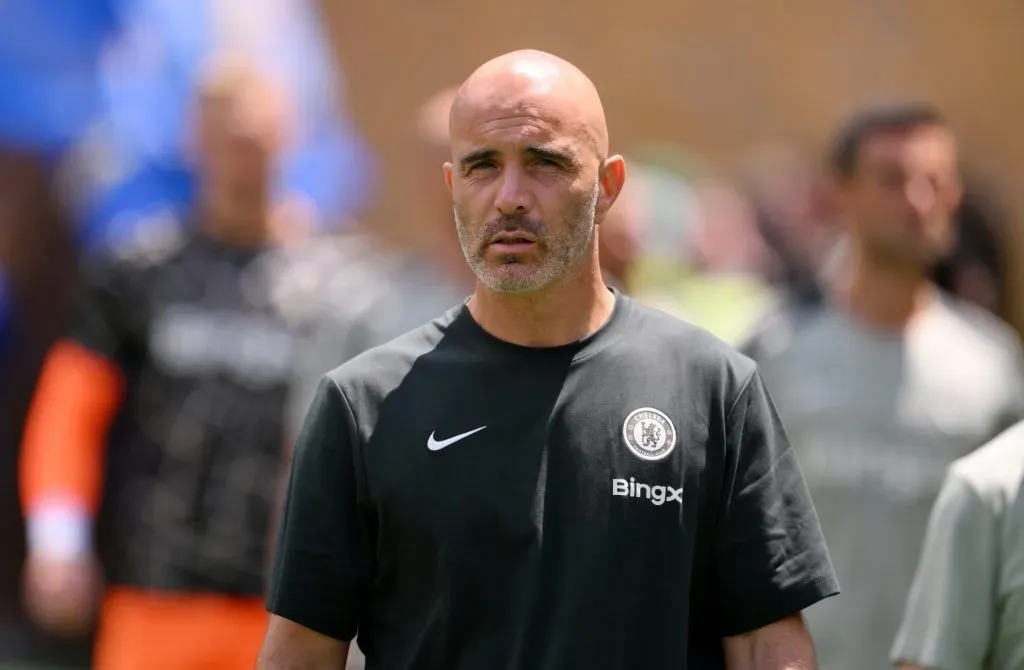 Enzo Maresca, treinador do Chelsea. Foto: Getty Images