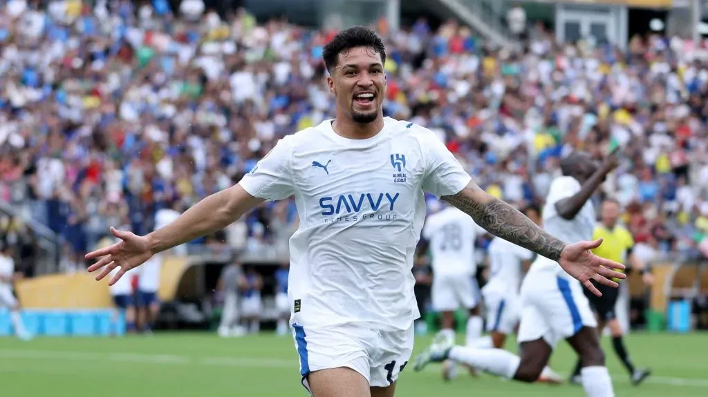 Marcos Leonardo marcou o golo do Al-Hilal. Foto: Megan Briggs/Getty Images