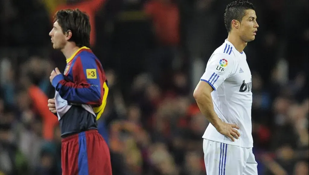 Lionel Messi e Cristiano Ronaldo, dois dos melhores jogadores de sempre. Foto: Getty