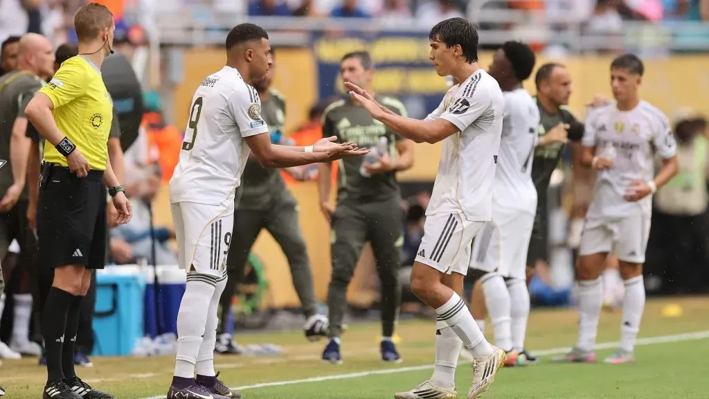 O Real Madrid mostra-se pronto para enfrentar o campeão europeu PSG nas meias-finais do Mundial 2025. Foto: Getty