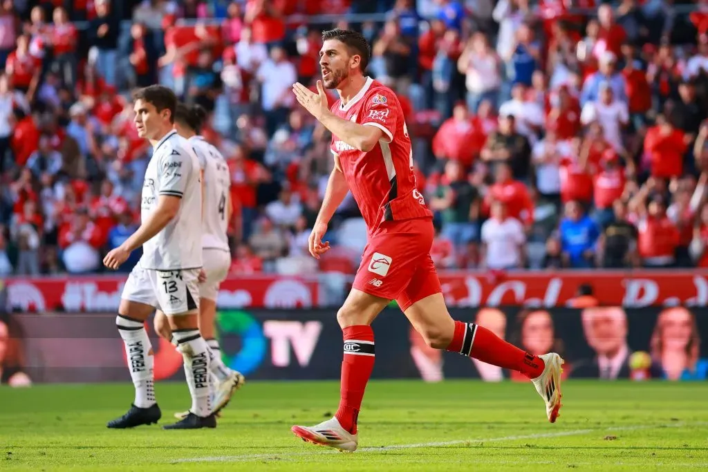 Paulinho, jogador do Toluca. Foto: Getty Images