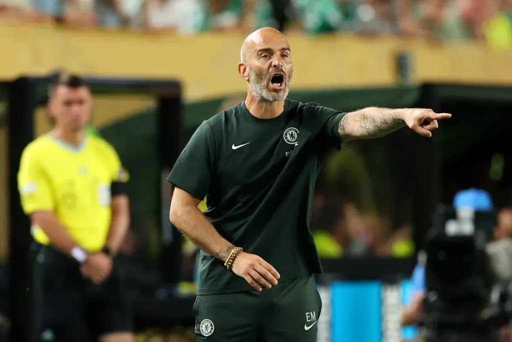 Enzo Maresca, treinador do Chelsea. Foto: Getty Images