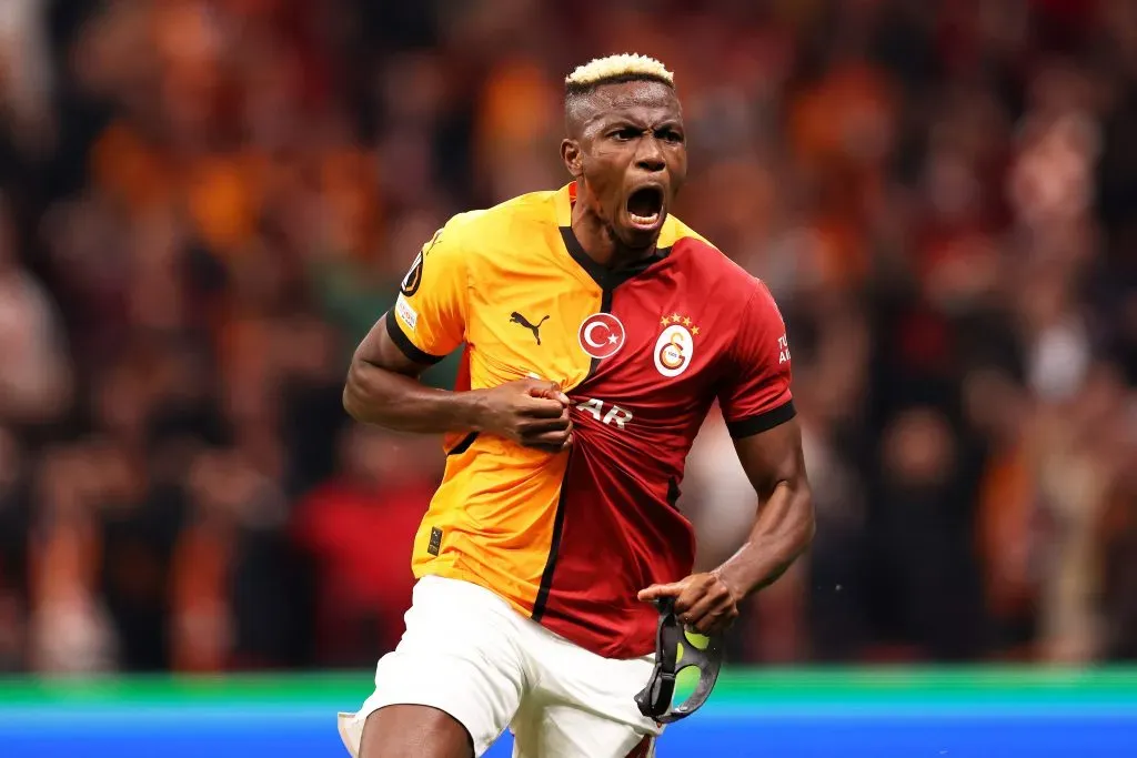 Victor Osimhen esteve emprestado ao Galatasaray. Foto: Getty Images