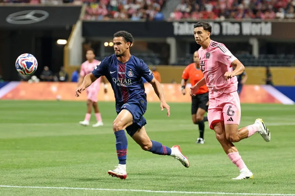 Zaire-Emery em ação durante o Mundial de Clubes 2025. Foto: Al Bello/Getty Images.