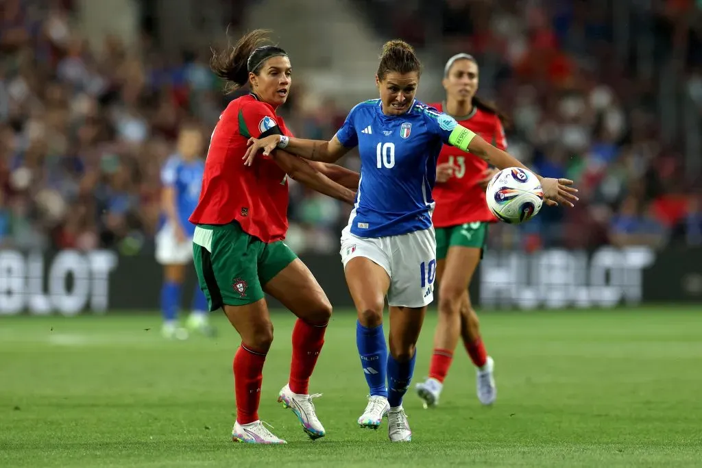 Carole Costa, jogadora do Benfica. Foto: Getty Images