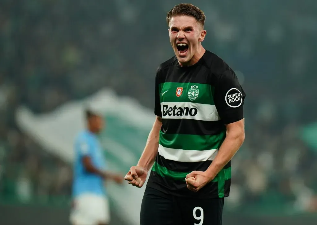 Viktor Gyökeres, jogador do Sporting. Foto: Getty Images