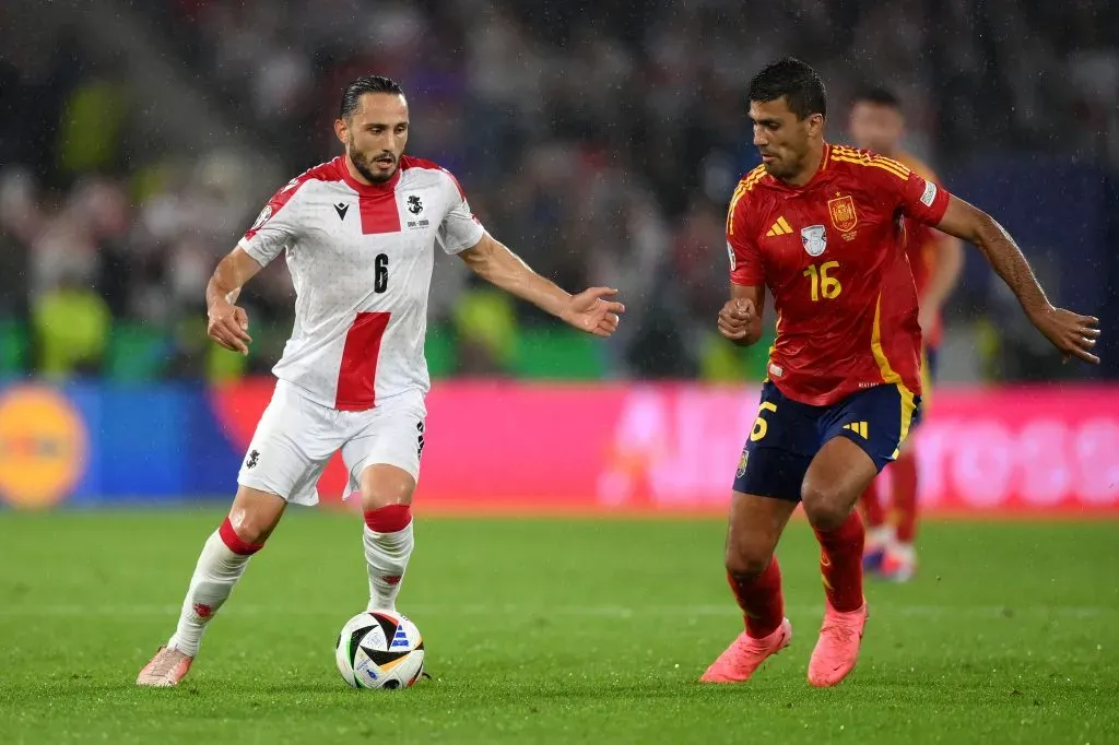 Giorgi Kochorashvili, jogador do Sporting. Foto: Getty Images