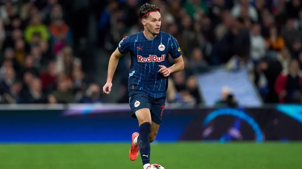 Amar Dedic, do RB Salzburg, poderá reforçar o Benfica. Foto: Getty Images