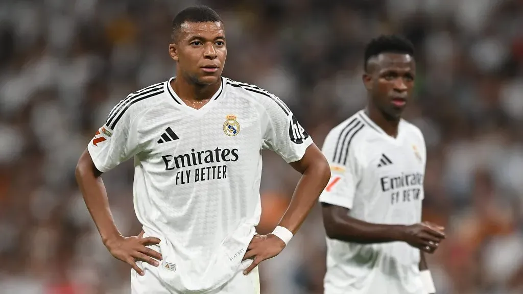 Mbappé e Vini Jr não brilharam em PSG x Real Madrid