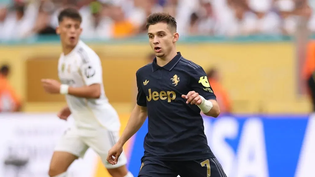 Francisco Conceição ao serviço da Juventus no Mundial de Clubes. Foto: Michael Reaves/Getty Images