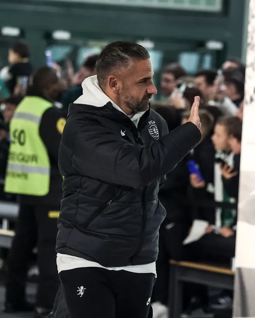 Rui Borges, treinador dos leões. Foto: Sporting CP.