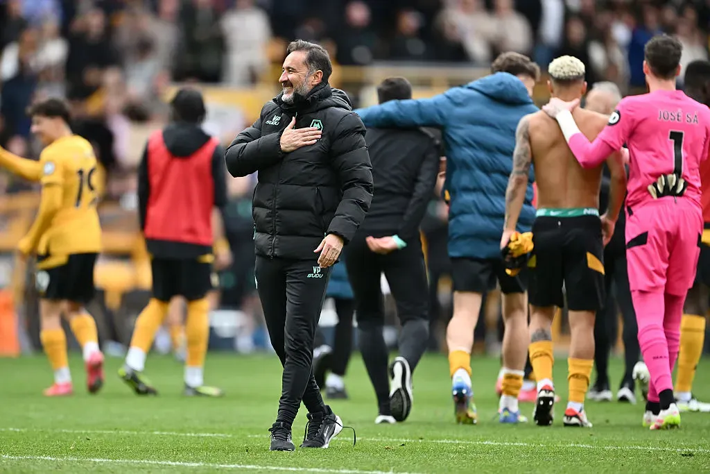 Vítor Pereira garantiu a manutenção do Wolves na Premier League. Foto: Getty Images