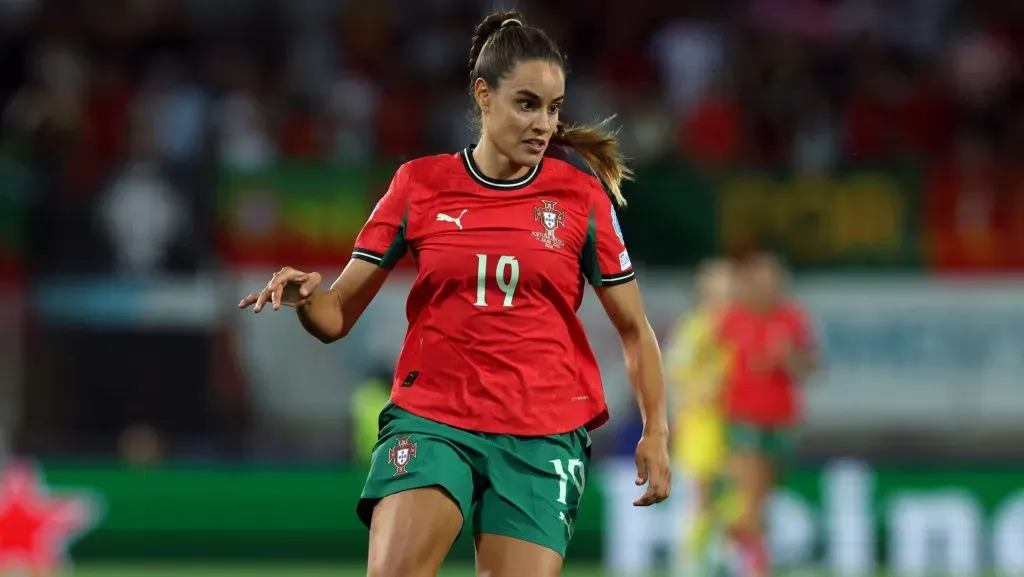 Diana Gomes é internacional por Portugal. Foto: Alexander Hassenstein/Getty Images