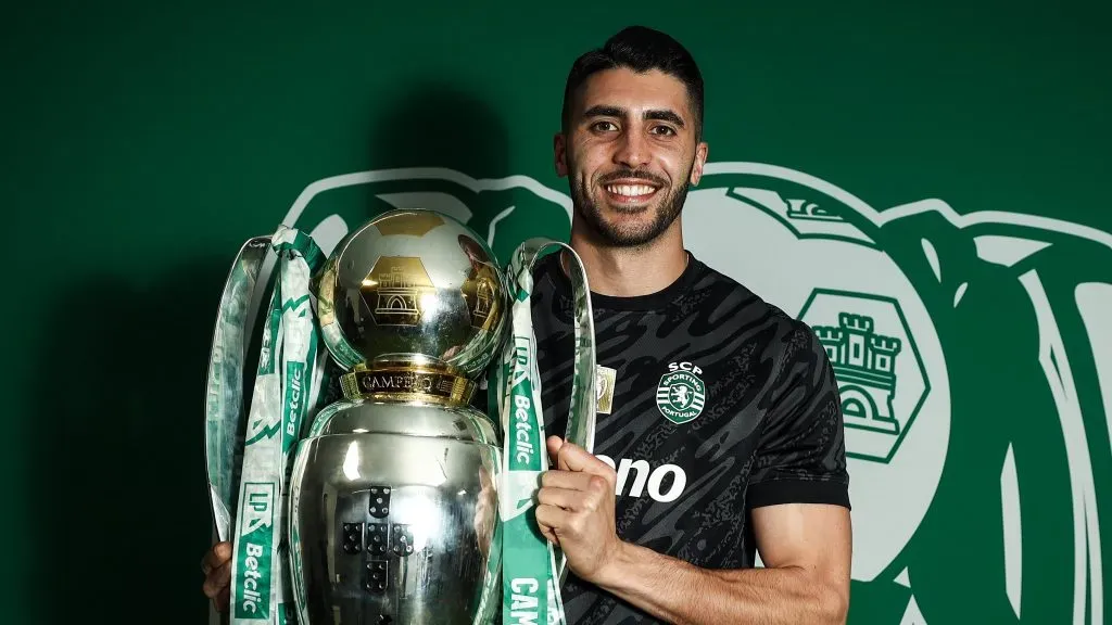 Rui Silva é campeão nacional pelo Sporting. Foto: Sporting CP