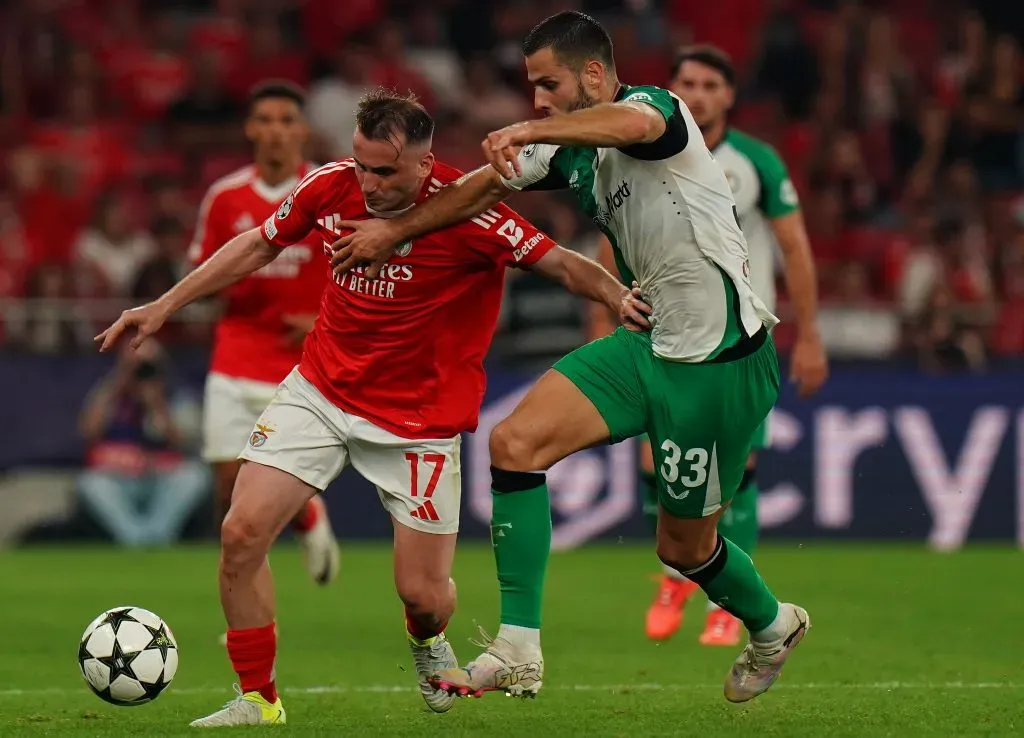 Dávid Hancko chegou a defrontar o Benfica na Champions, no ano passado. Foto: Gualter Fatia/Getty Images.