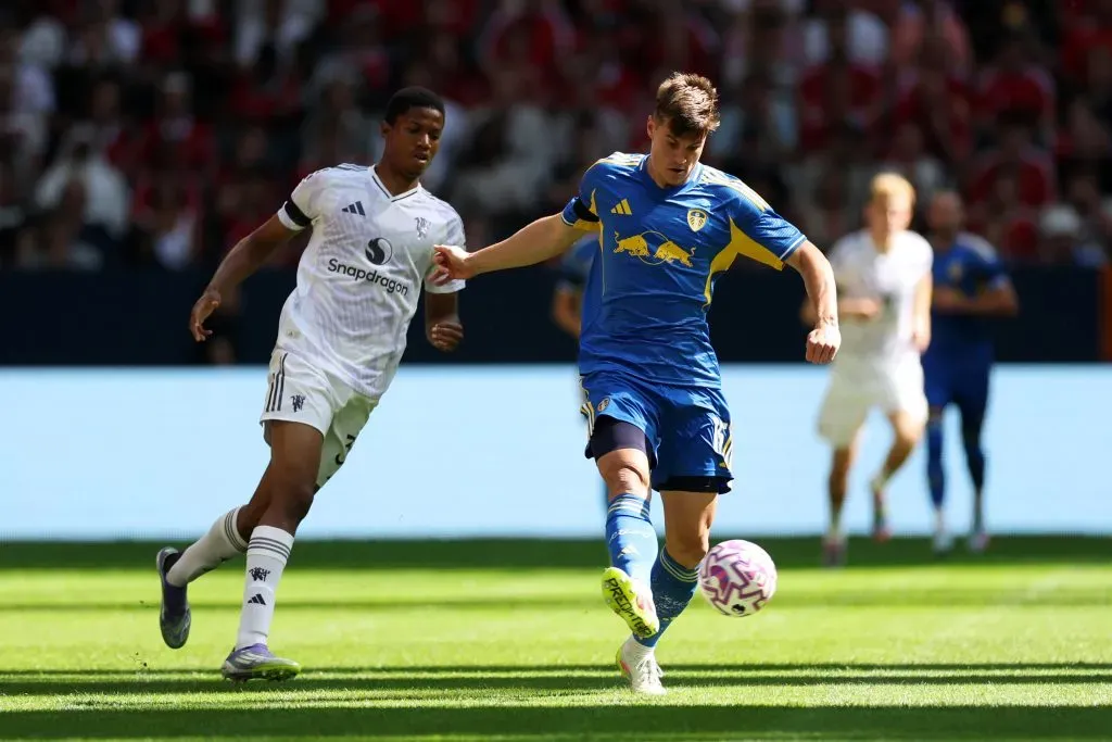 Manchester United e Leeds empatam. Foto: Getty Images