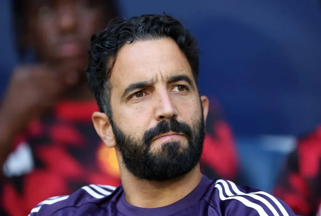 Ruben Amorim, treinador do Manchester United. Foto: Getty Images