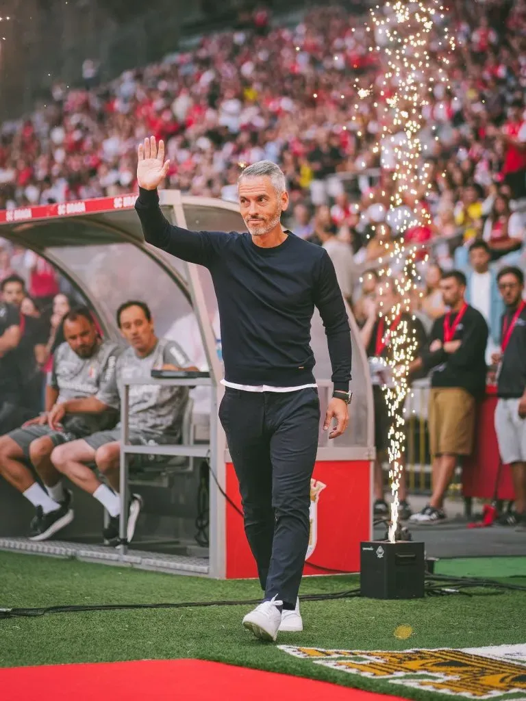 Carlos Vicens, treinador do SC Braga. Foto: SC Braga