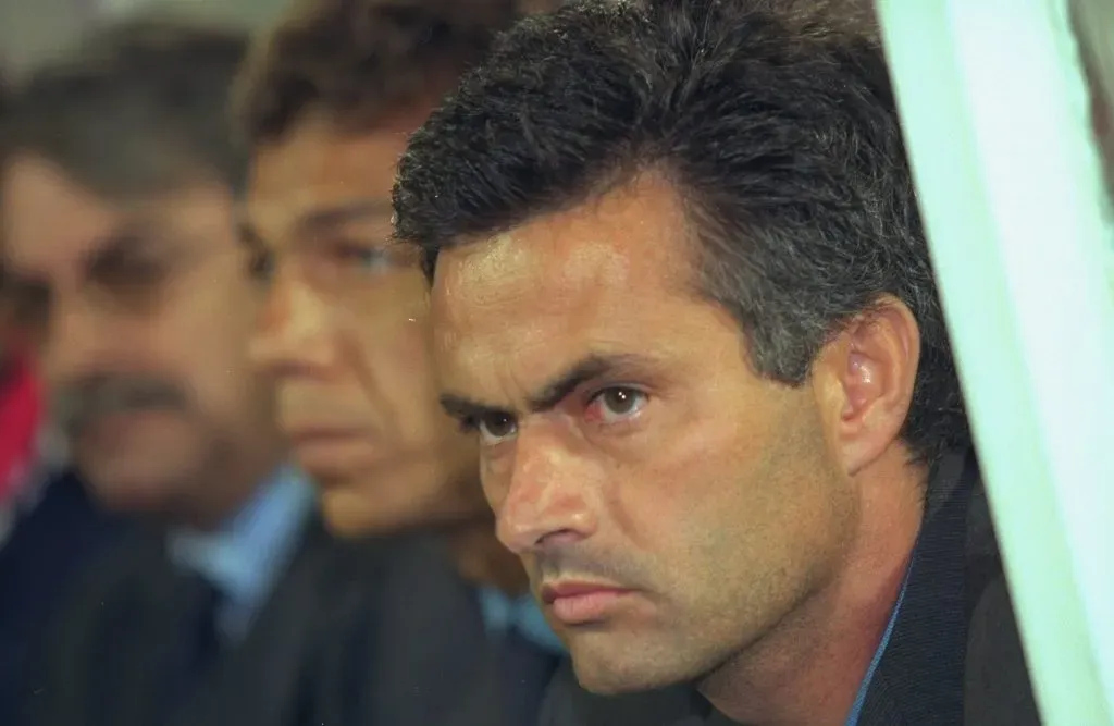 José Mourinho treinou o Benfica em 2000/01. Foto: Allsport/Getty Images