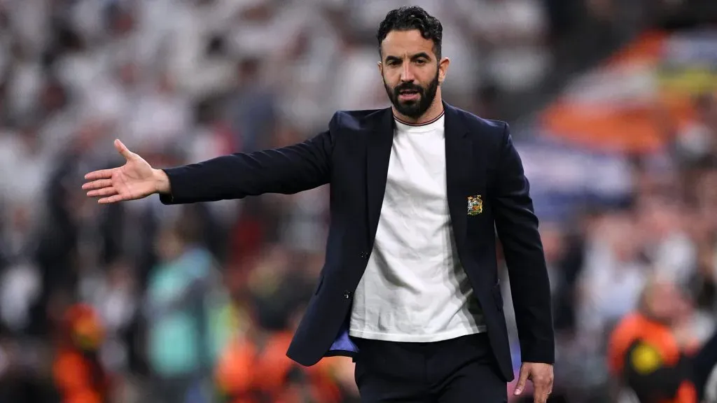 Ruben Amorim, treinador do Manchester United. Foto: Getty Images