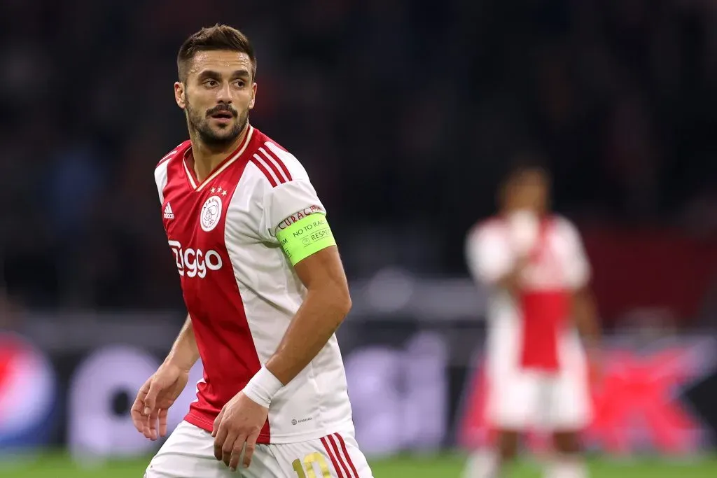 Tadic, alvo do Benfica, em seus tempos de Ajax, em 2022. Foto: Dean Mouhtaropoulos/Getty Images