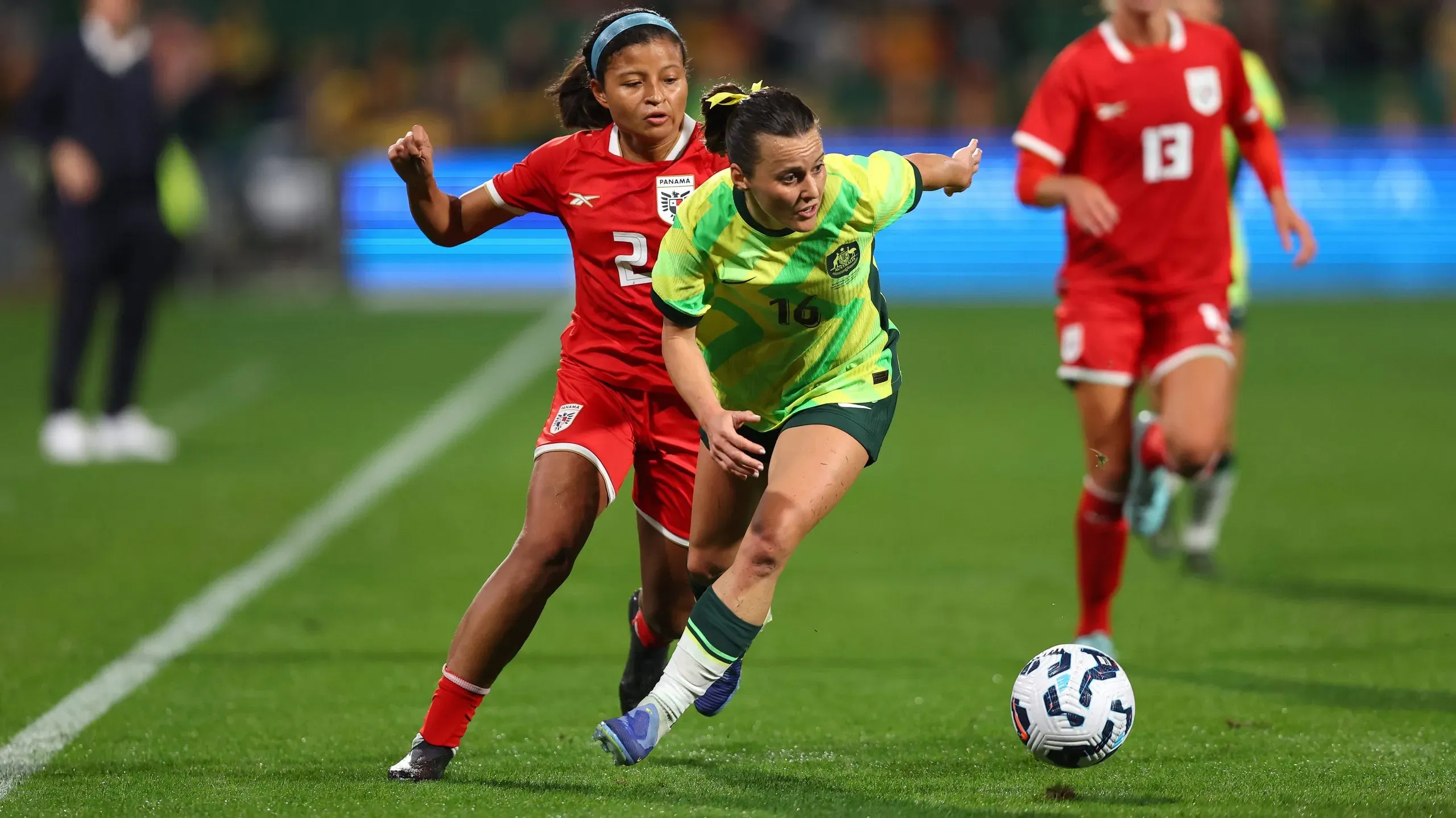 Hayley Raso é extrema-direita, tem 30 anos, e pode acrescentar grande experiência ao plantel das águias.Foto: Paul Kane/Getty Images