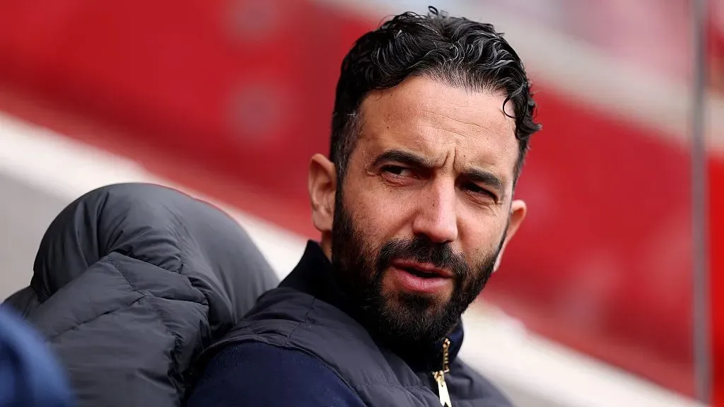 Ruben Amorim, treinador do Manchester United. Foto: Getty Images