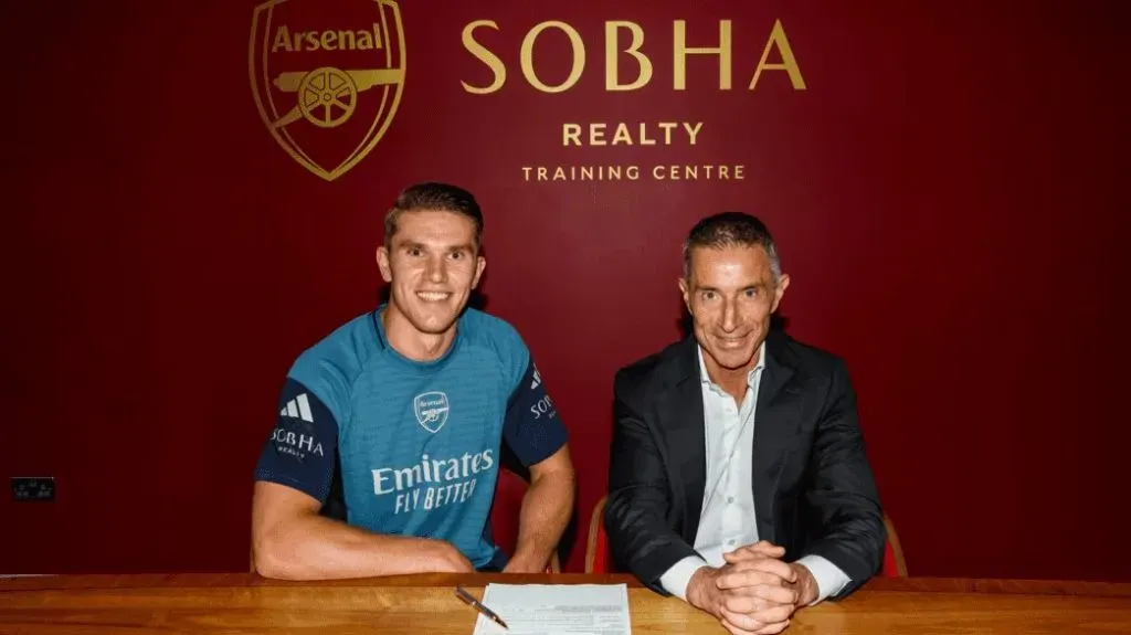 Viktor Gyokeres, o novo reforço dos gunners. Foto: Arsenal