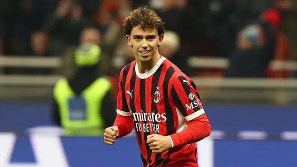 João Félix, aqui com a camisola do Milan. Foto: Getty Images