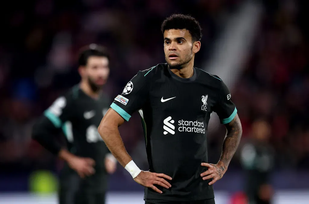 Luis Díaz está de saída do Liverpool. Foto: Getty Images