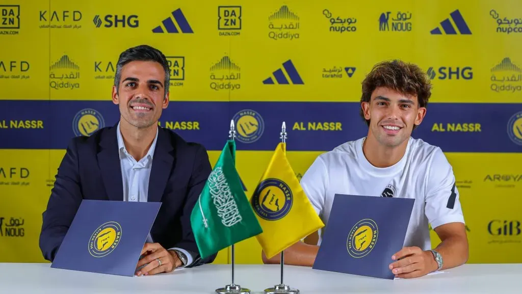 João Félix assina pelo clube saudita. Foto: conta oficial no X do Al-Nassr