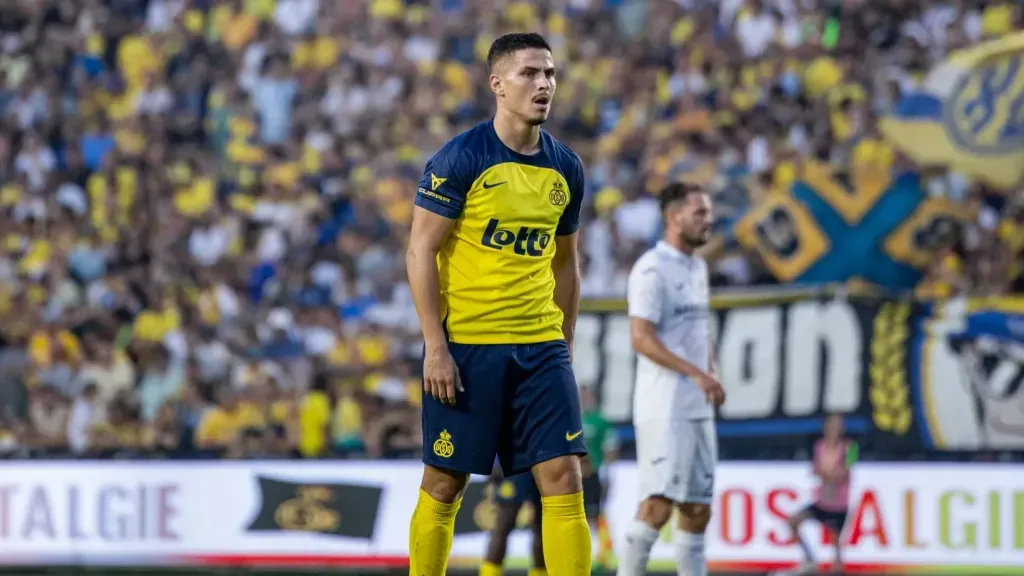 Franjo Ivanovic, de 21 anos, será, ao que tudo indica, o concorrente direto de Vangelis Pavlidis no Benfica.Foto: Royal Union Saint-Gilloise