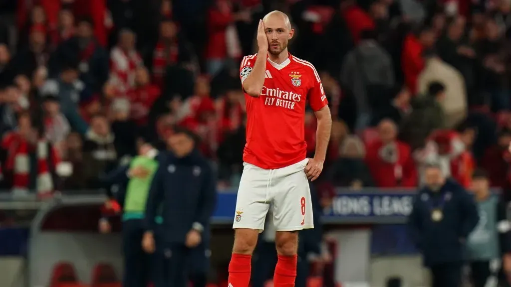 Fredrik Aursnes, jogador do Benfica