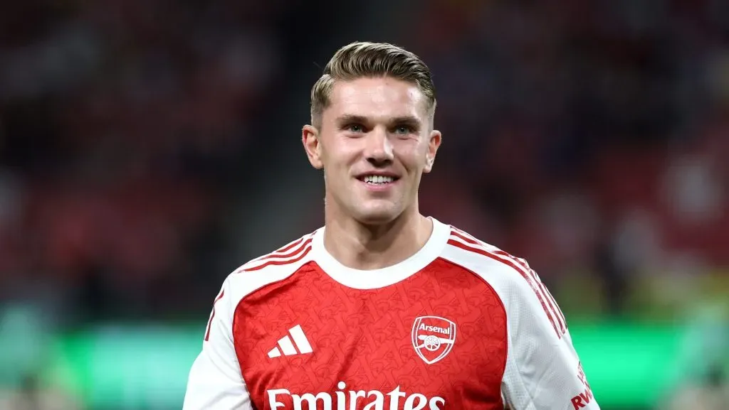 Viktor Gyokeres teve os primeiros minutos pelo Arsenal. Foto: Yong Teck Lim/Getty Images