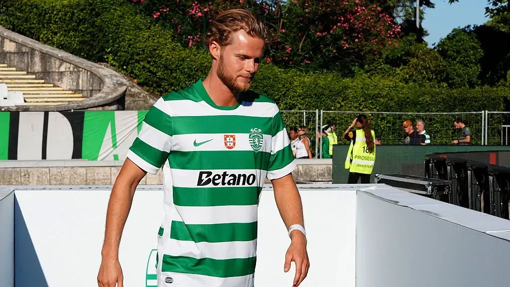 Sporting não quer perder Morten Hjulmand. Foto: Getty Images