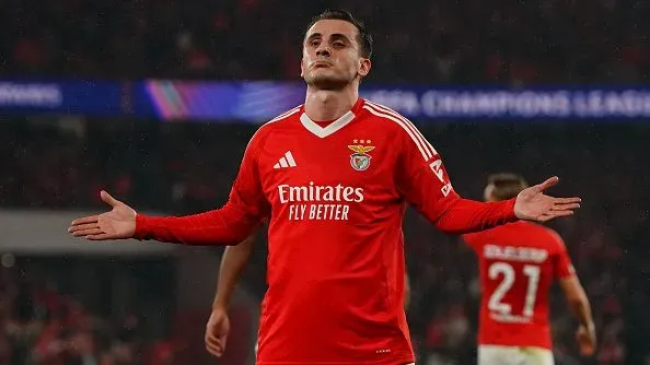 Kerem Akturkoglu pode sair do Benfica. Foto: Getty Images