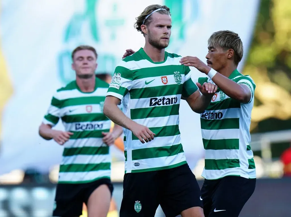Morten Hjulmand, jogador do Sporting. Foto: Getty Images
