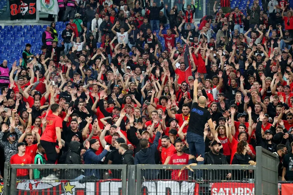 Adeptos do Nice. Foto: Getty Images