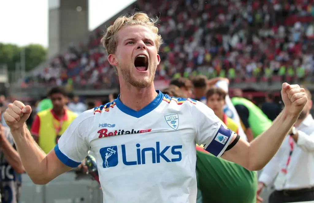 Morten Hjulmand jogou no Lecce em Itália. Foto: Getty Images