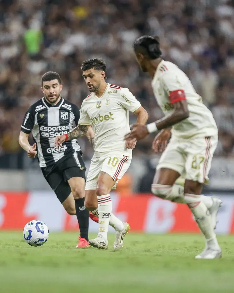Flamengo empata com Ceará no Brasileirão. Foto: CR Flamengo