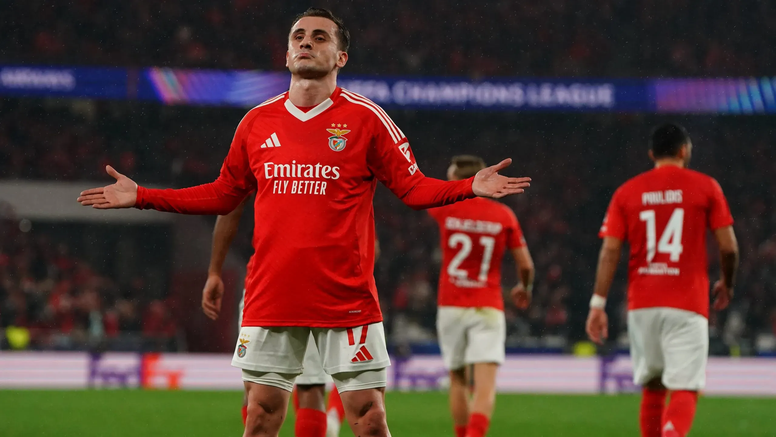 Após a saída de Orkun Kokçu do Benfica para o Besiktas, parece uma questão de tempo para que Akturkoglu regresse também à Turquia. Foto: Gualter Fatia/Getty Images